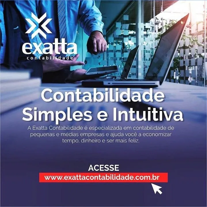 Primeira divulgação da Exatta em 2019: Contabilidade Simples e Intuitiva
